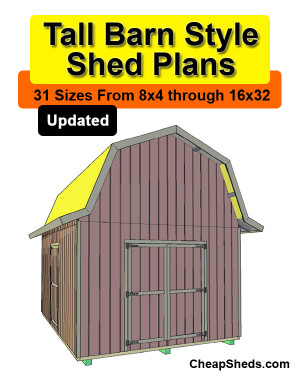 Barn Style Shed Plans